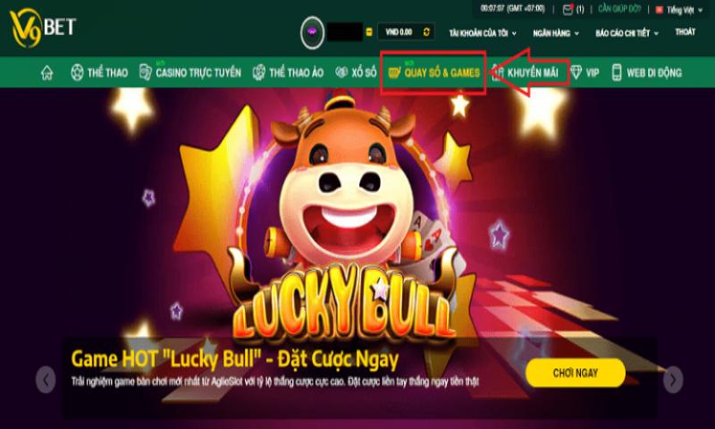 Slot game V9bet 3 Thiết kế giao diện đẹp mắt, ấn tượng