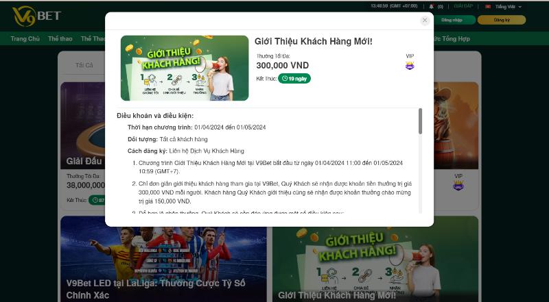 gioi thieu v9bet khuyen mai Khuyến mãi hấp dẫn